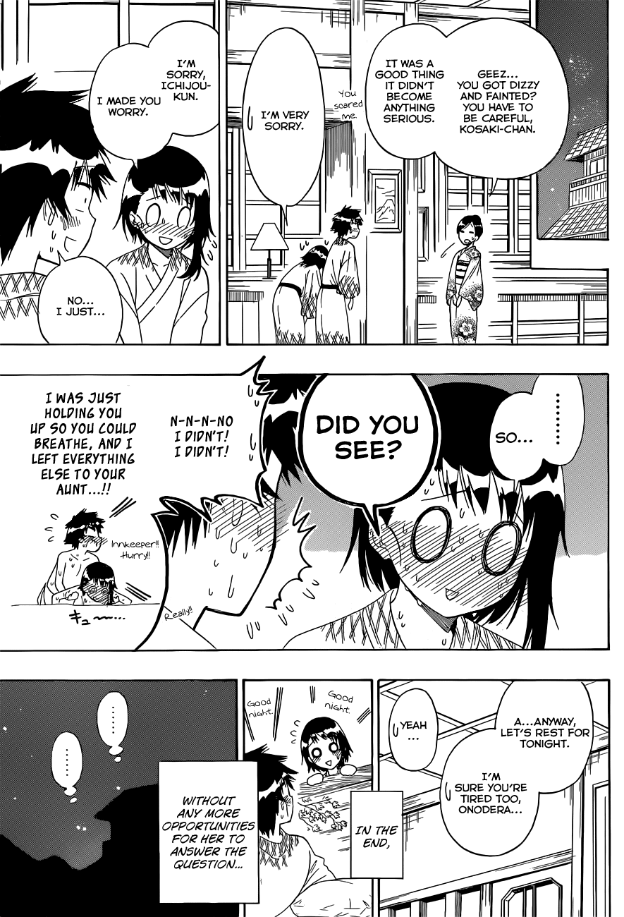 Nisekoi Chapter 144 page 18 - Chapter 144: Staying the Night