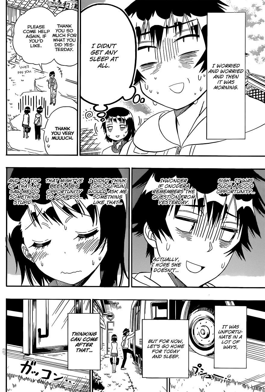 Nisekoi Chapter 144 page 19 - Chapter 144: Staying the Night