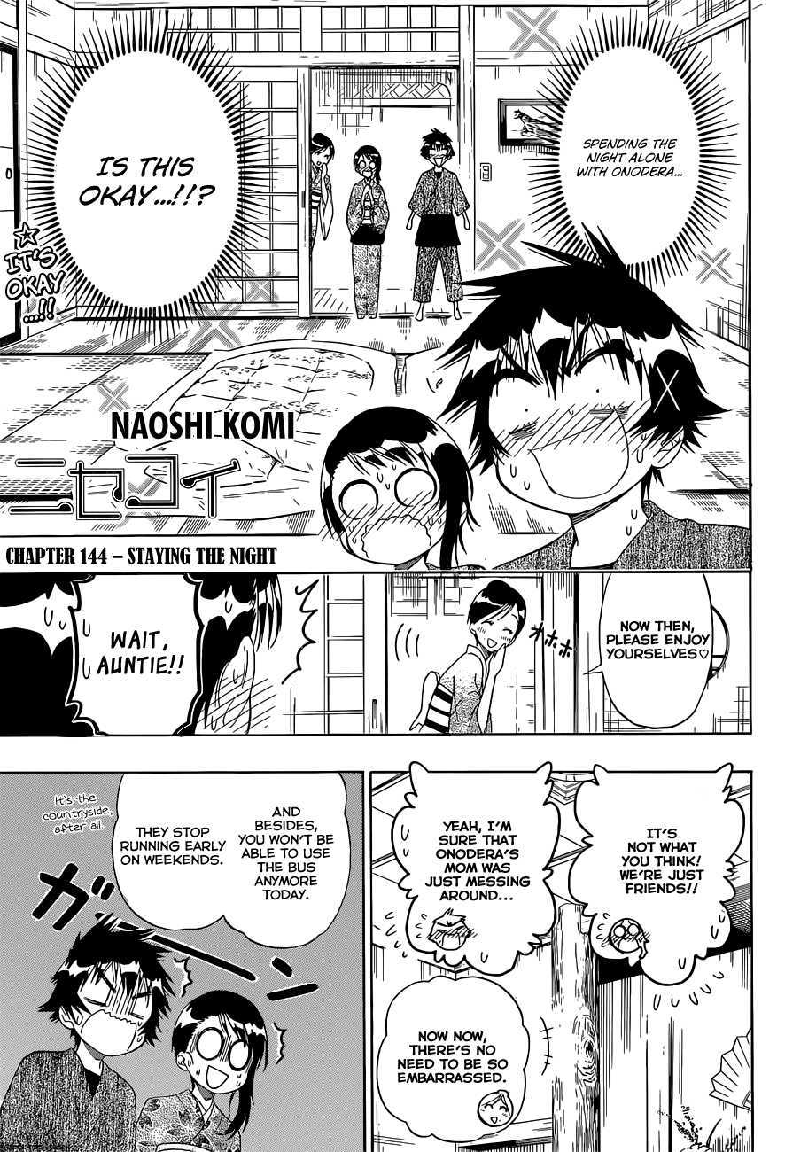 Nisekoi Chapter 144 page 2 - Chapter 144: Staying the Night