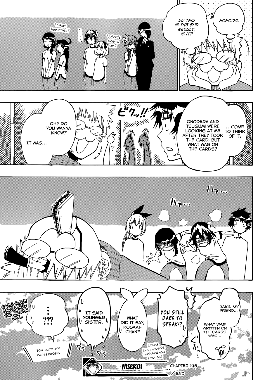 Nisekoi Chapter 145 page 20 - Chapter 145: Athletics