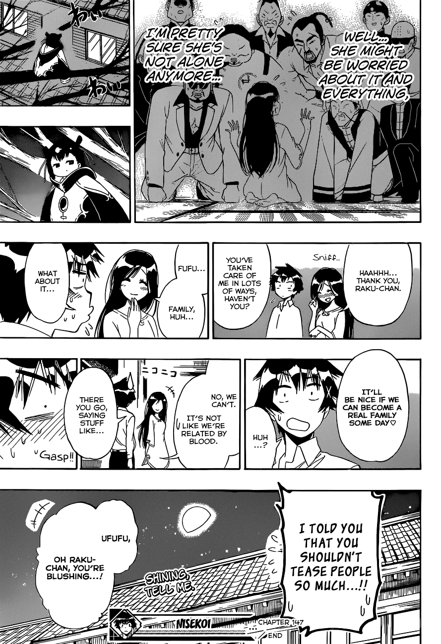 Nisekoi Chapter 147 page 19 - Chapter 147: Yui-nee