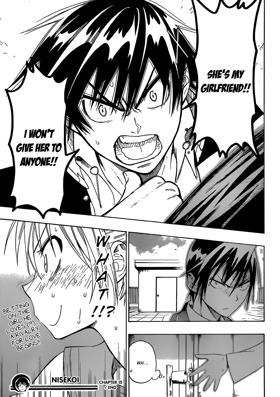 Nisekoi Chapter 15 page 20 - Chapter 15: Rival