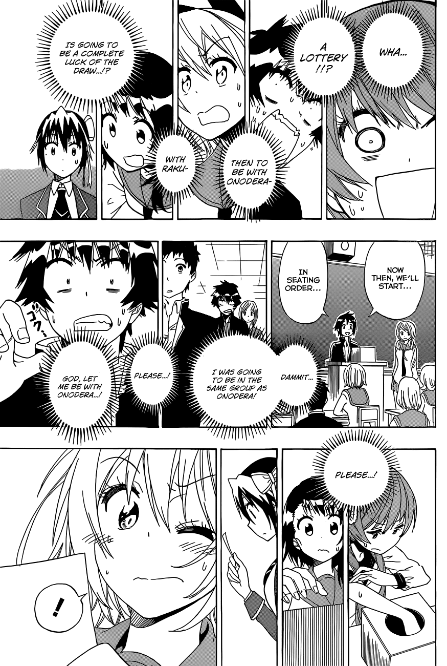 Nisekoi Chapter 150 page 11 - Chapter 150: Deciding Groups