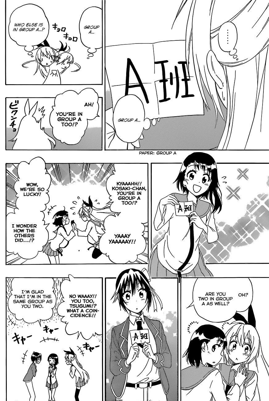 Nisekoi Chapter 150 page 12 - Chapter 150: Deciding Groups