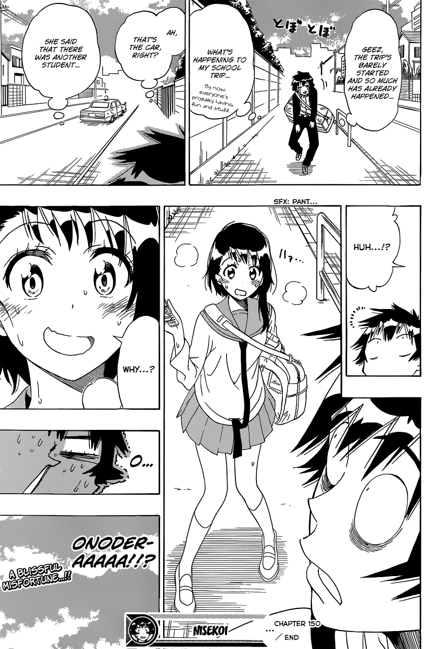 Nisekoi Chapter 150 page 21 - Chapter 150: Deciding Groups