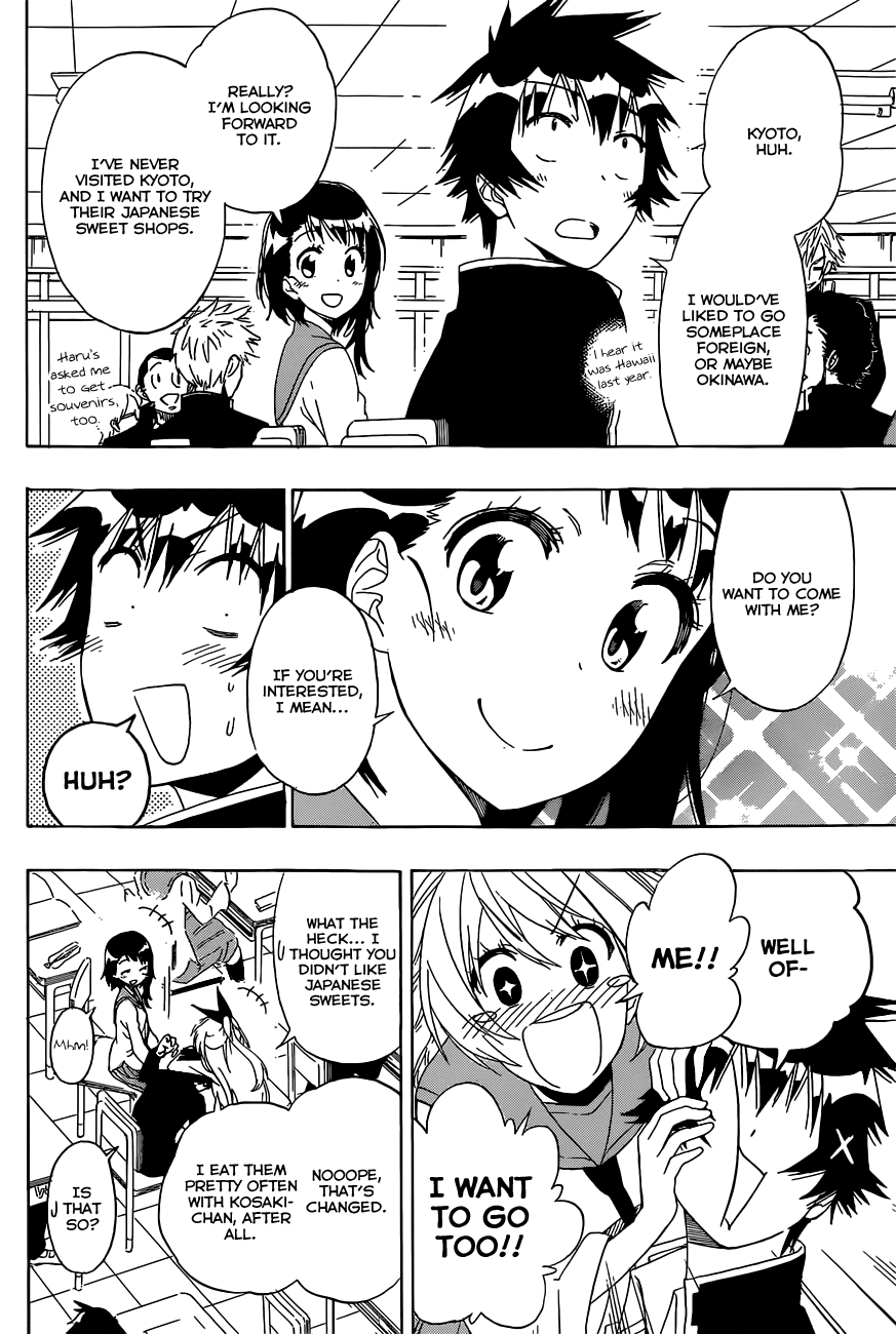 Nisekoi Chapter 150 page 6 - Chapter 150: Deciding Groups