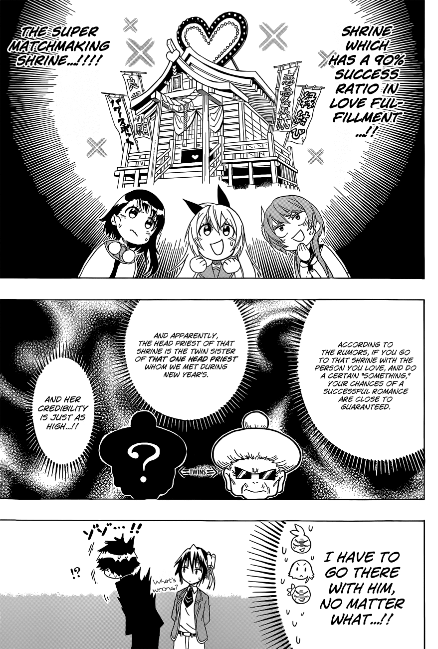 Nisekoi Chapter 150 page 9 - Chapter 150: Deciding Groups