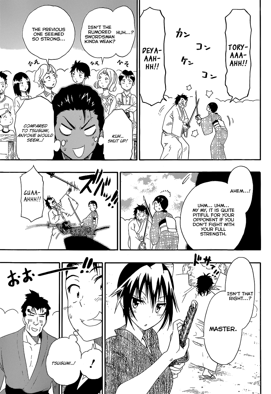 Nisekoi Chapter 153 page 12 - Chapter 153: Action Movie