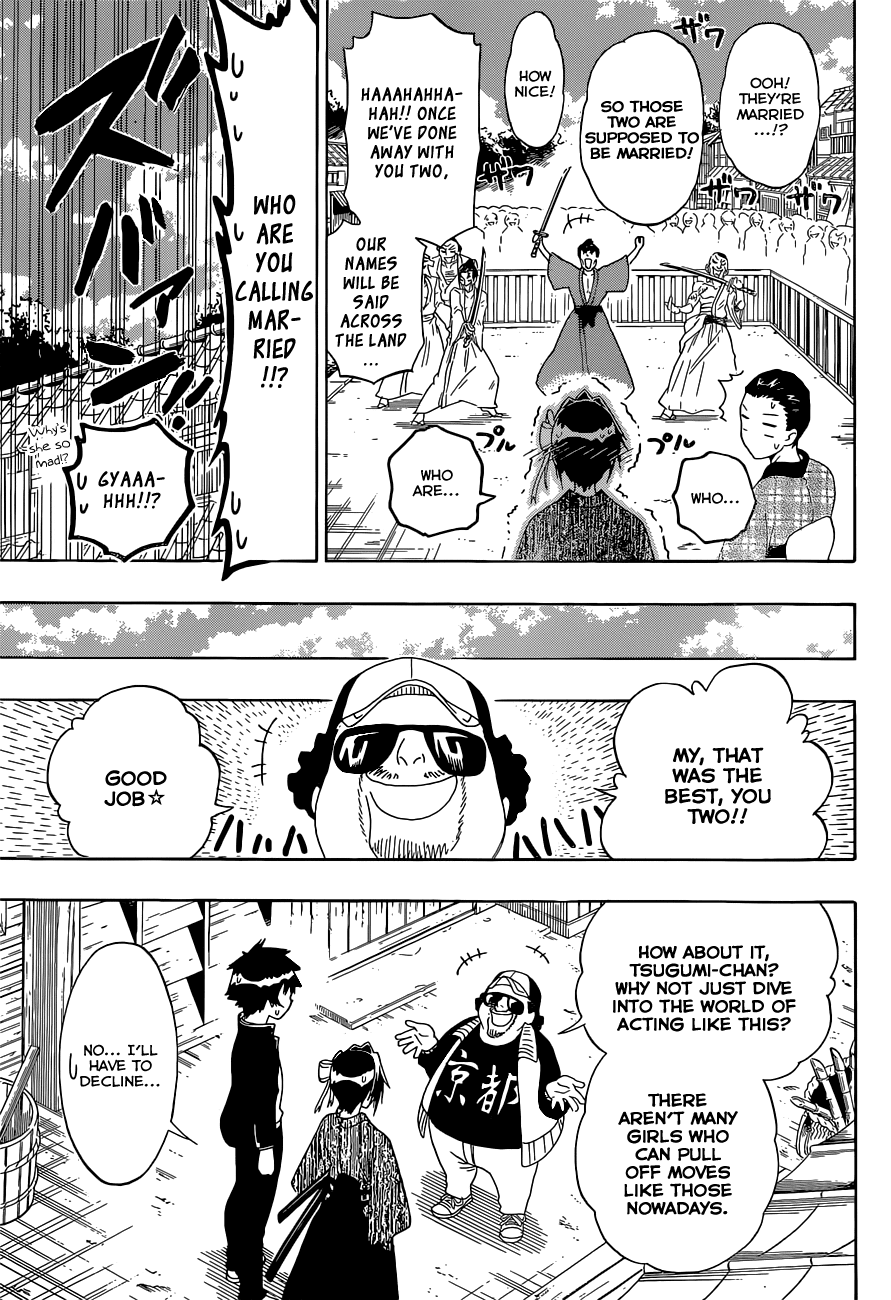 Nisekoi Chapter 153 page 14 - Chapter 153: Action Movie