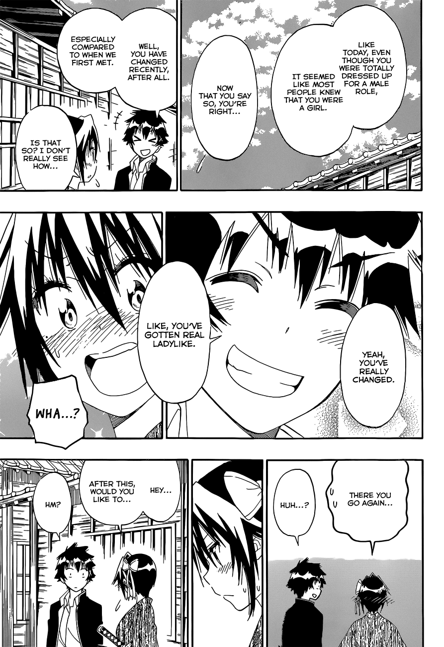 Nisekoi Chapter 153 page 16 - Chapter 153: Action Movie