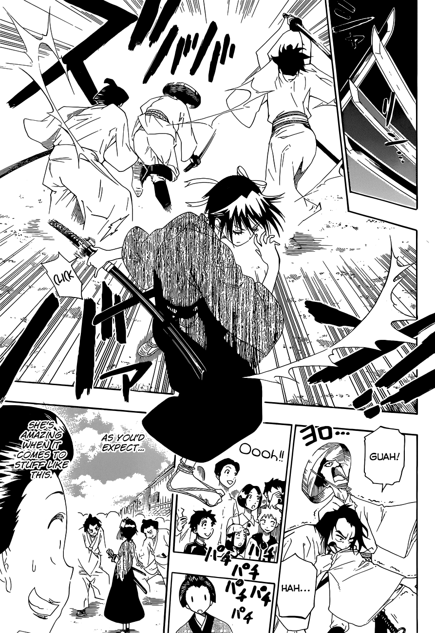 Nisekoi Chapter 153 page 8 - Chapter 153: Action Movie