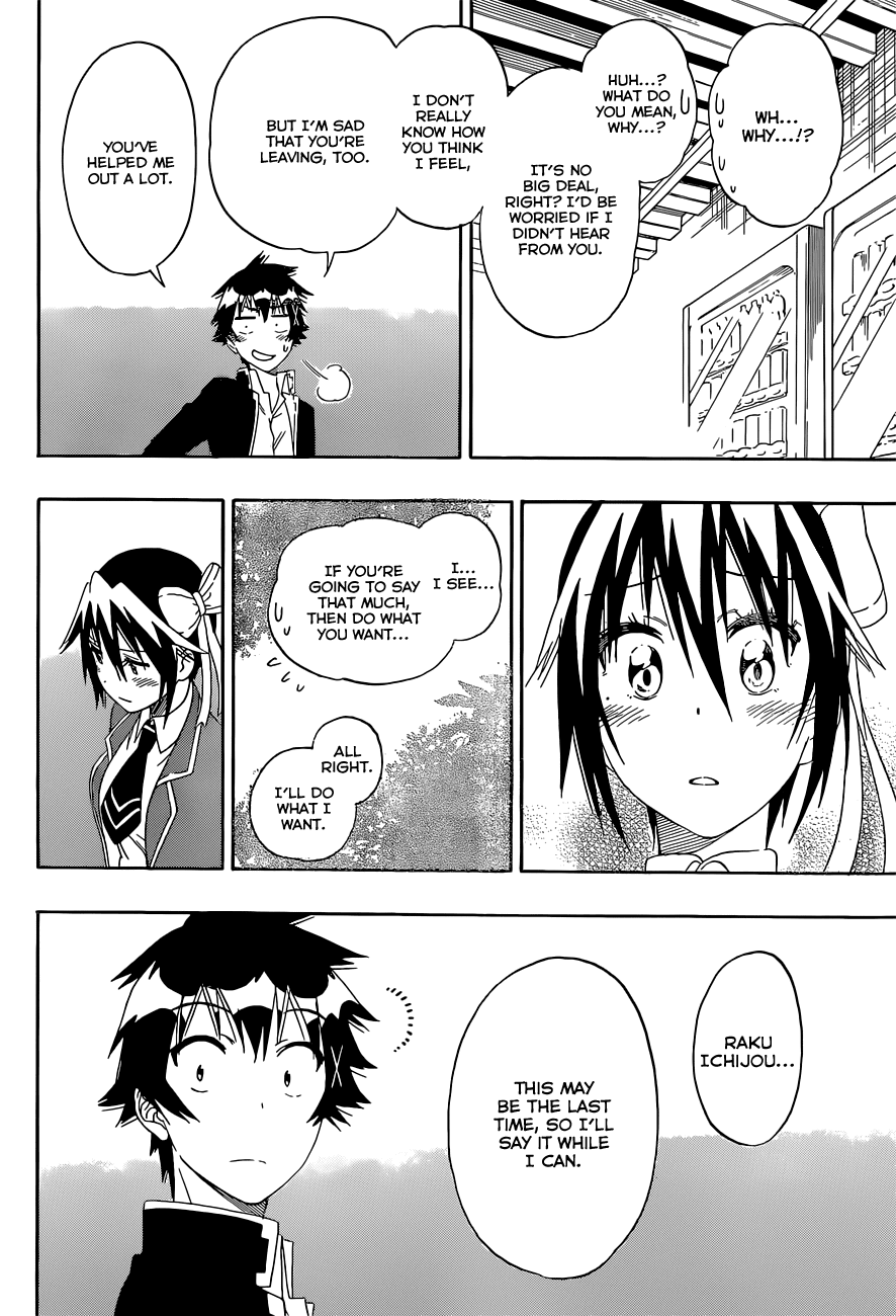 Nisekoi Chapter 158 page 11 - Chapter 158: Question