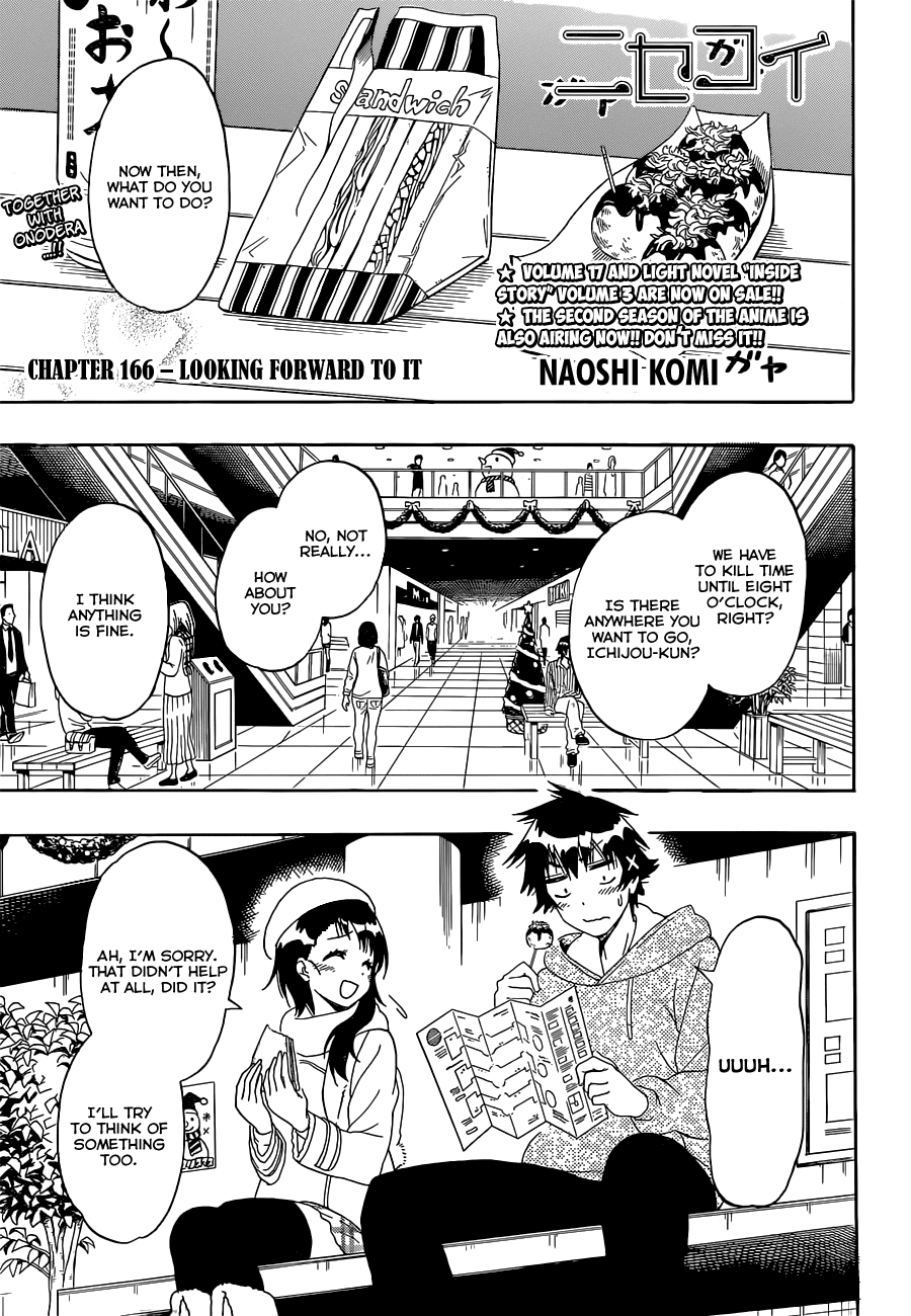 Nisekoi Chapter 166 page 2 - Chapter 166: Looking Forward To It