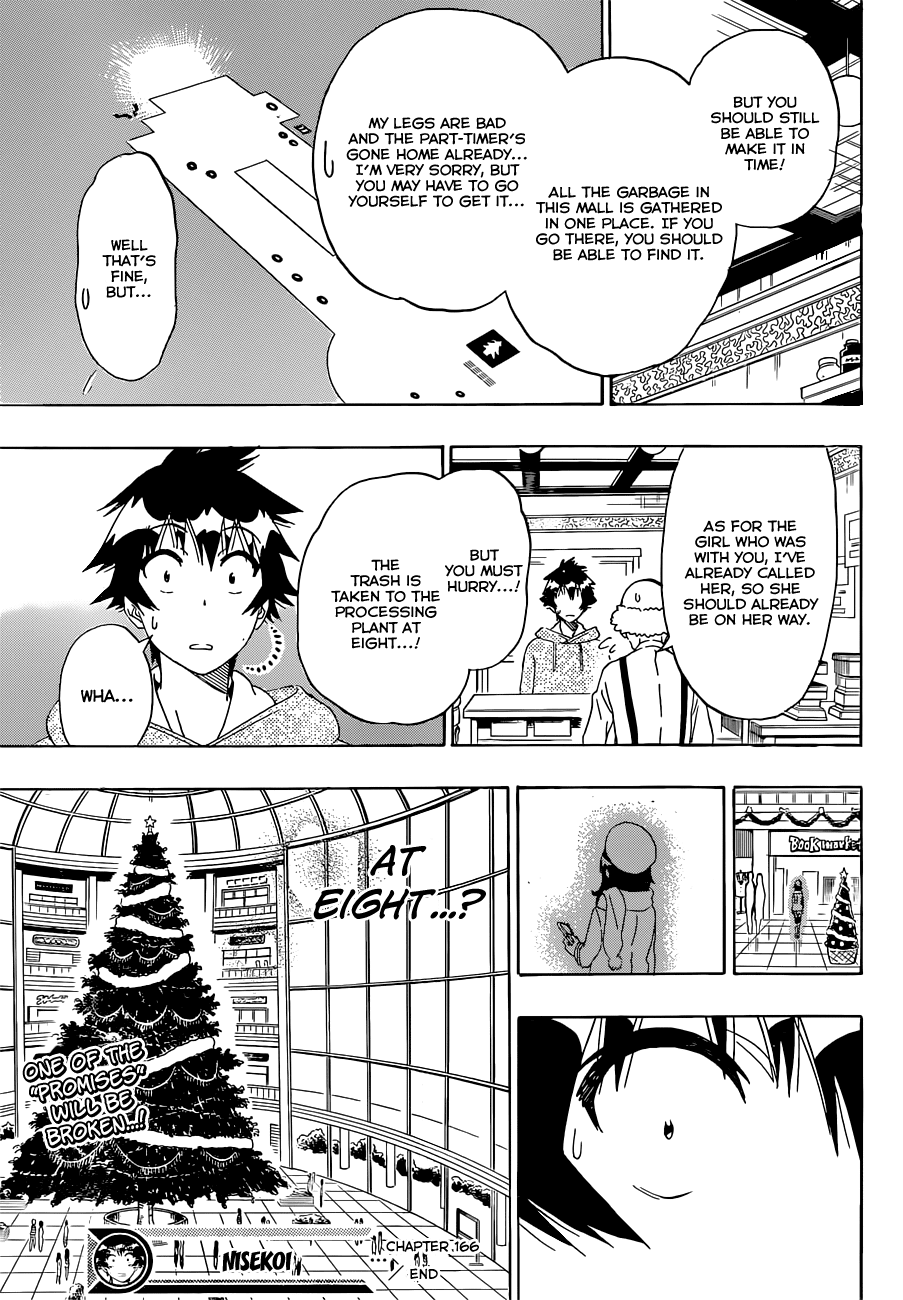 Nisekoi Chapter 166 page 20 - Chapter 166: Looking Forward To It