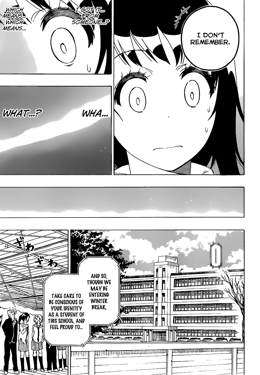 Nisekoi Chapter 168 page 16 - Chapter 168: Understood