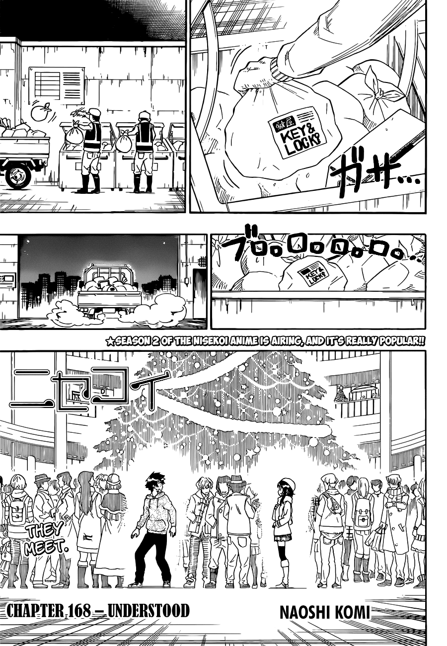 Nisekoi Chapter 168 page 2 - Chapter 168: Understood