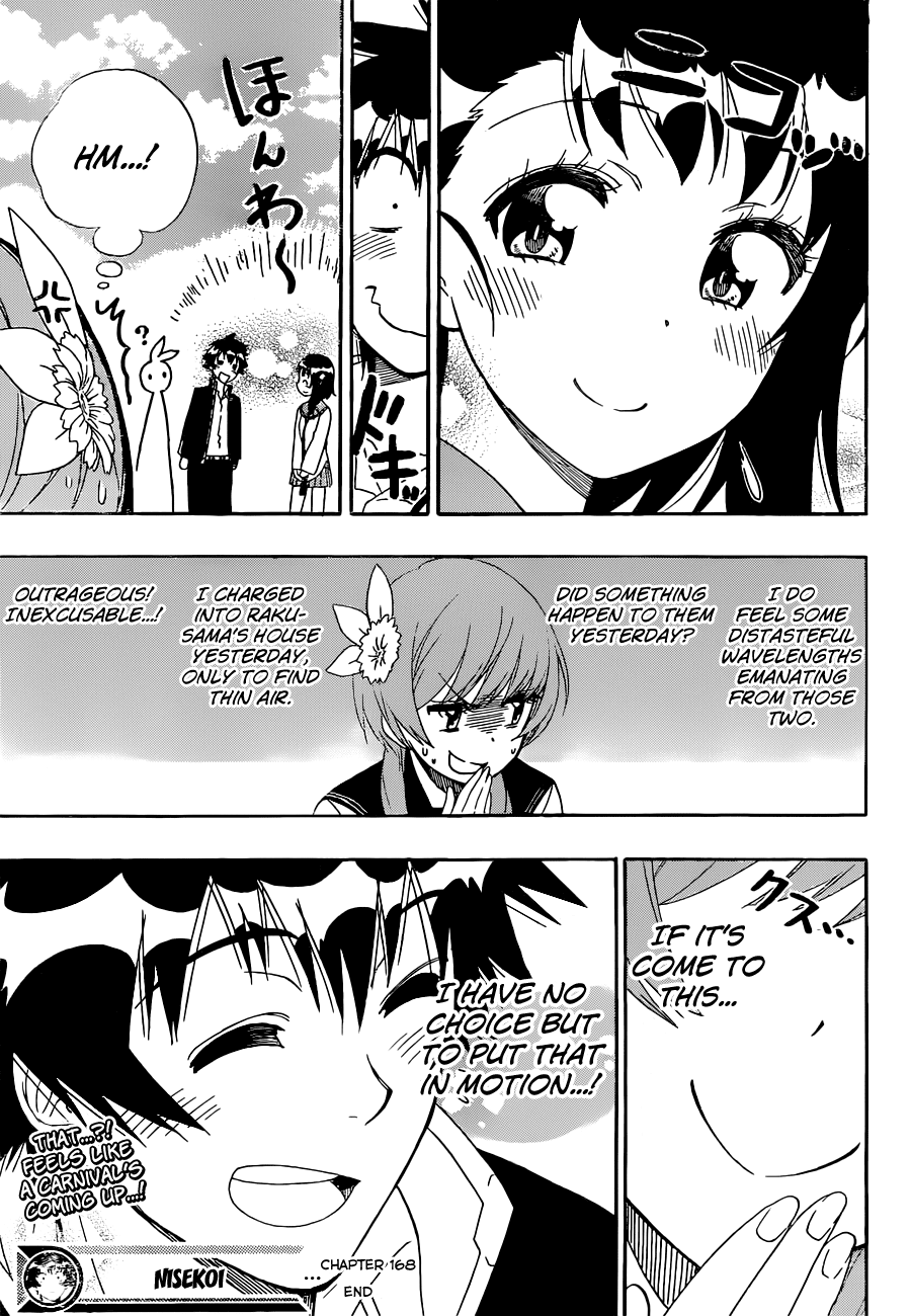Nisekoi Chapter 168 page 20 - Chapter 168: Understood