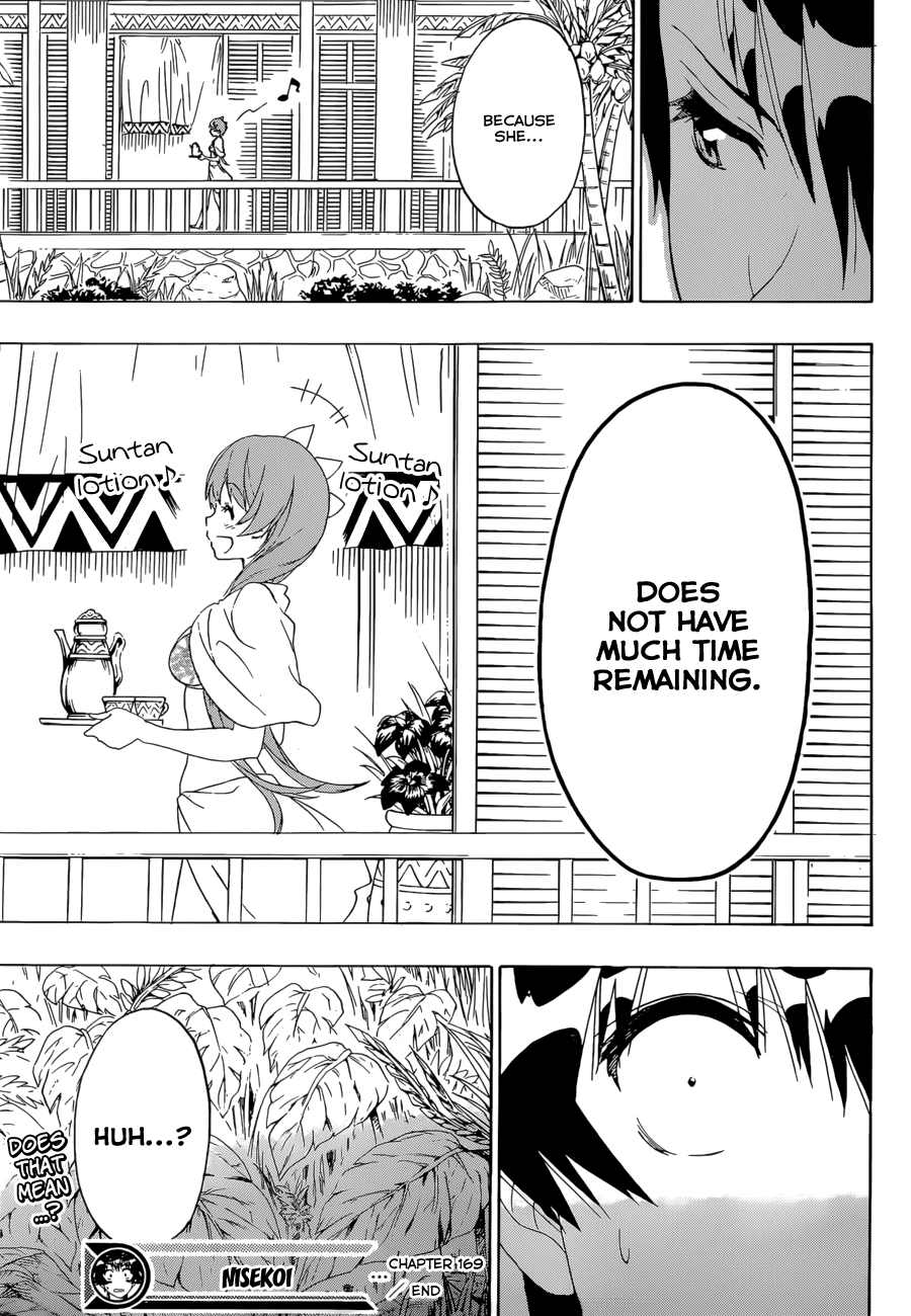 Nisekoi Chapter 169 page 20 - Chapter 169: Vacation