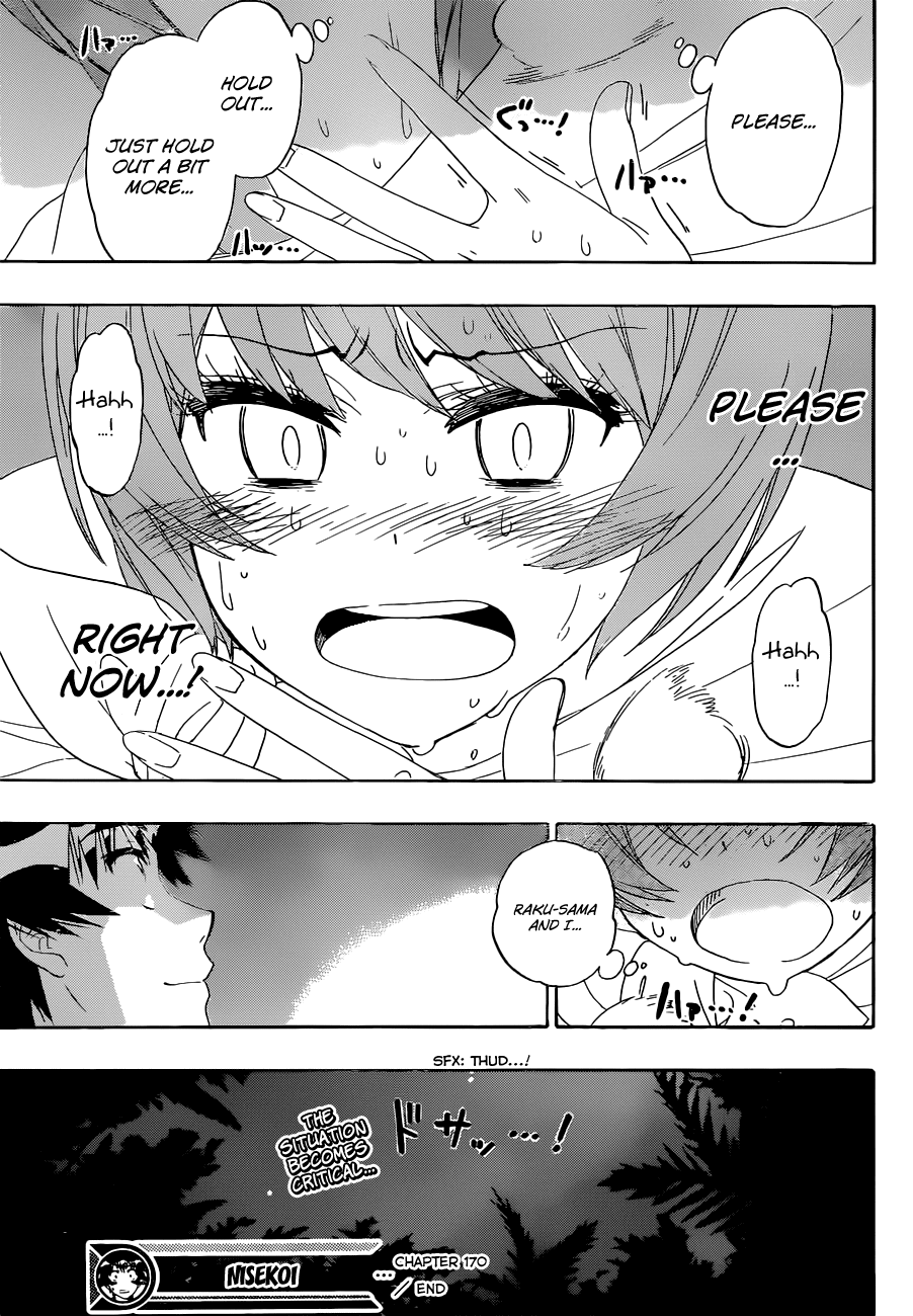 Nisekoi Chapter 170 page 20 - Chapter 170: Survive