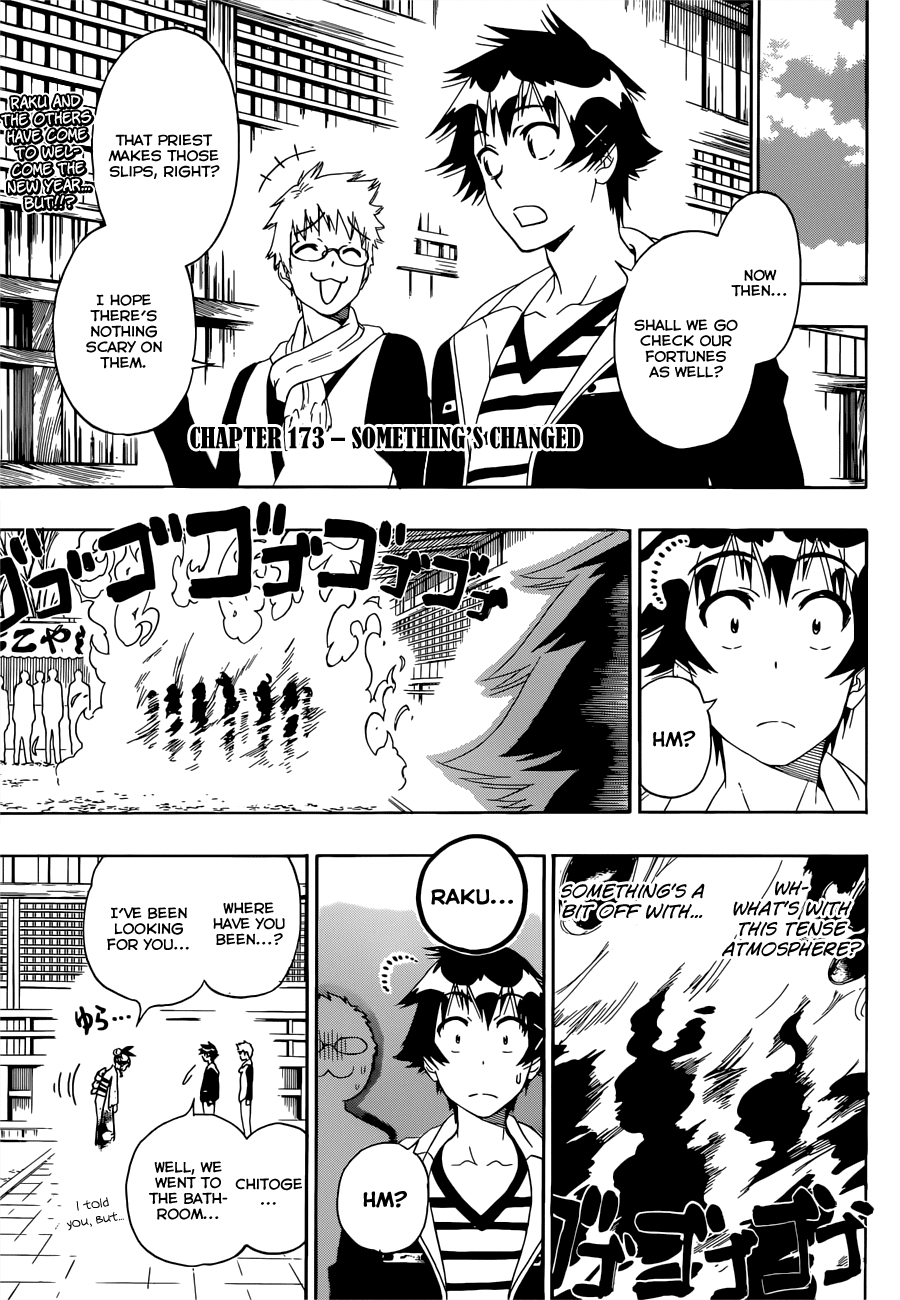 Nisekoi Chapter 173 page 4 - Chapter 173: Something's Changed