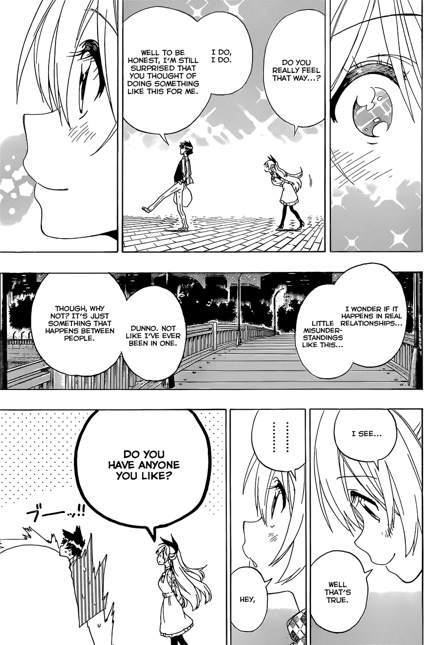 Nisekoi Chapter 174 page 17 - Chapter 174: I Have Someone