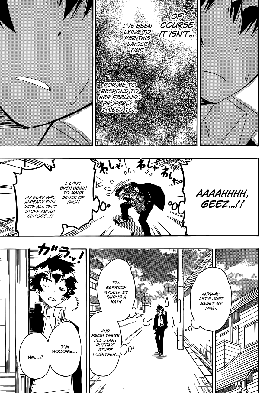 Nisekoi Chapter 175 page 17 - Chapter 175: Agitated