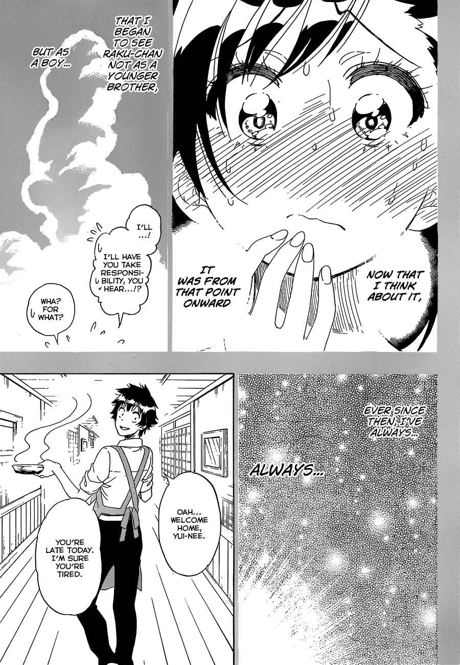 Nisekoi Chapter 177 page 15 - Chapter 177: Now That I Think About It