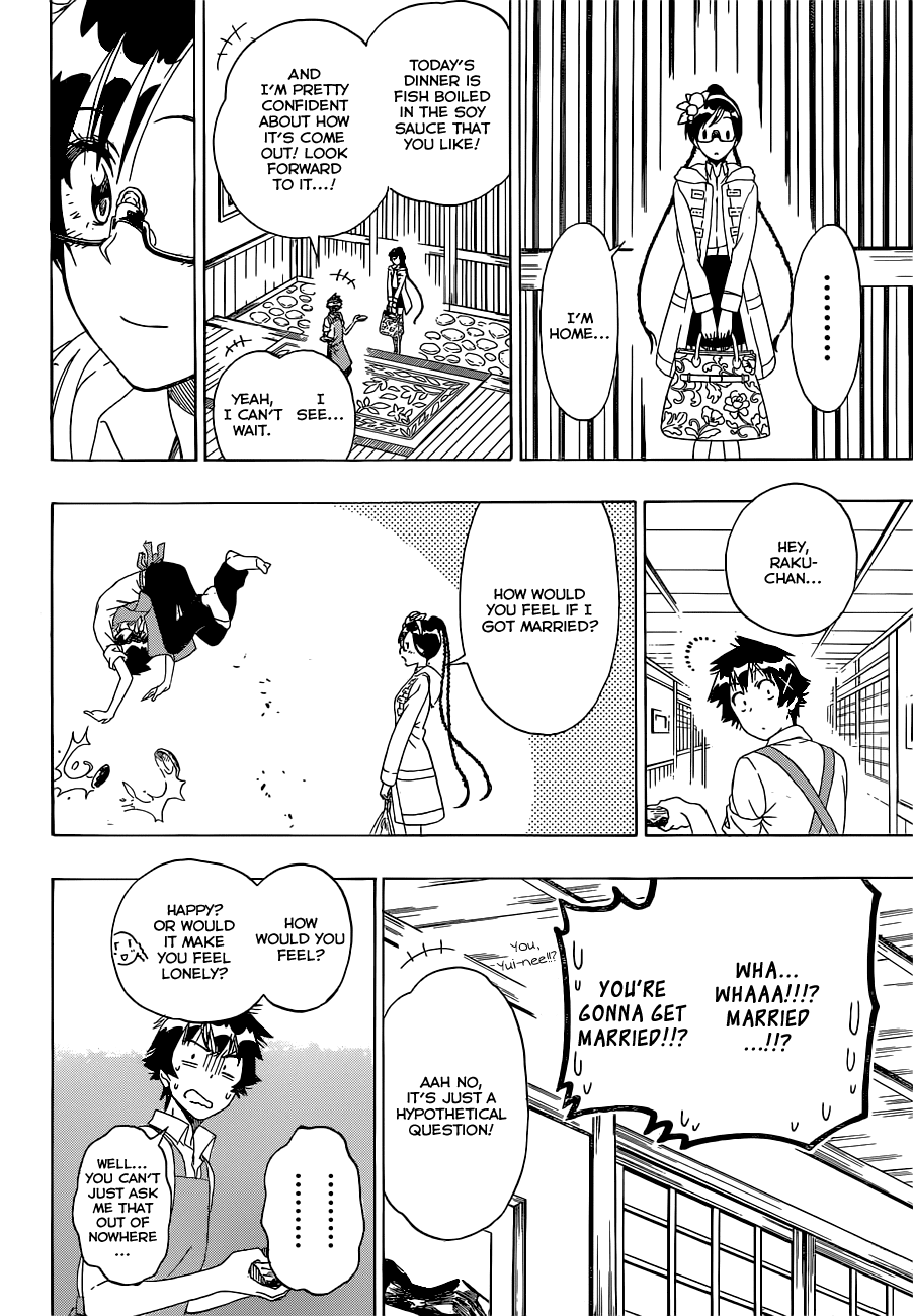 Nisekoi Chapter 177 page 16 - Chapter 177: Now That I Think About It