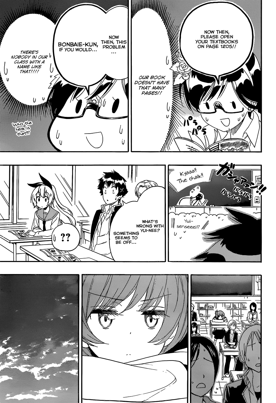 Nisekoi Chapter 177 page 5 - Chapter 177: Now That I Think About It