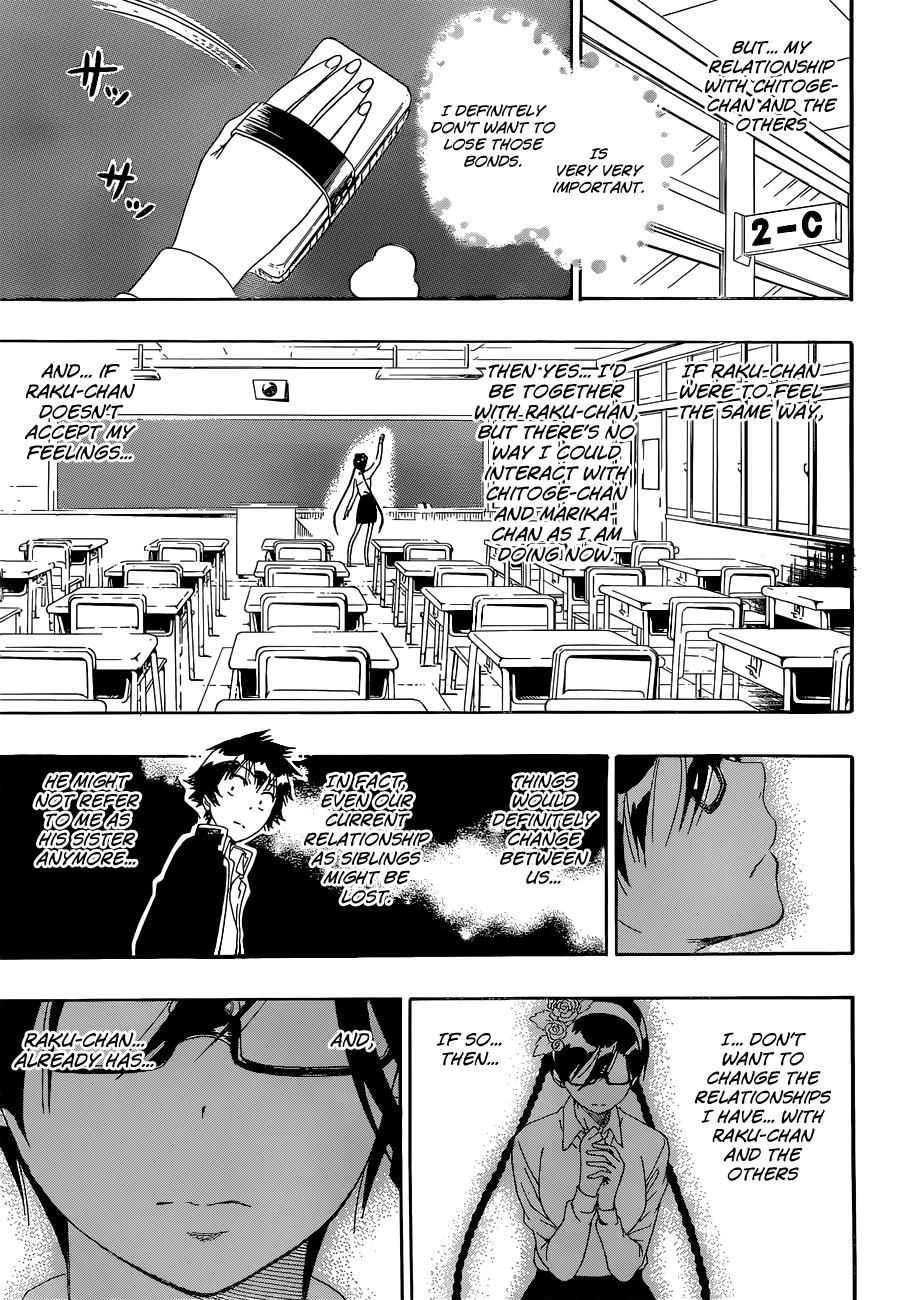 Nisekoi Chapter 177 page 7 - Chapter 177: Now That I Think About It