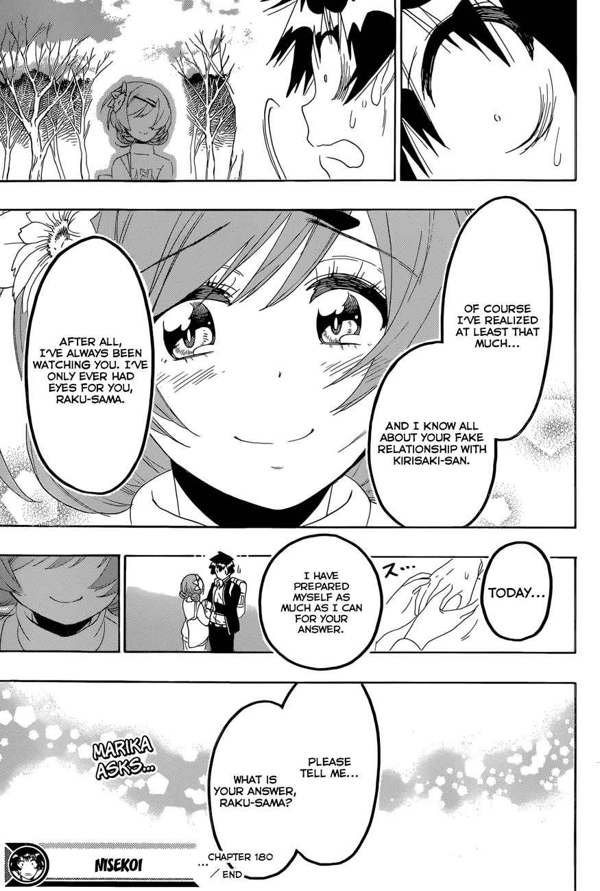 Nisekoi Chapter 180 page 18 - Chapter 180: I've Been Waiting
