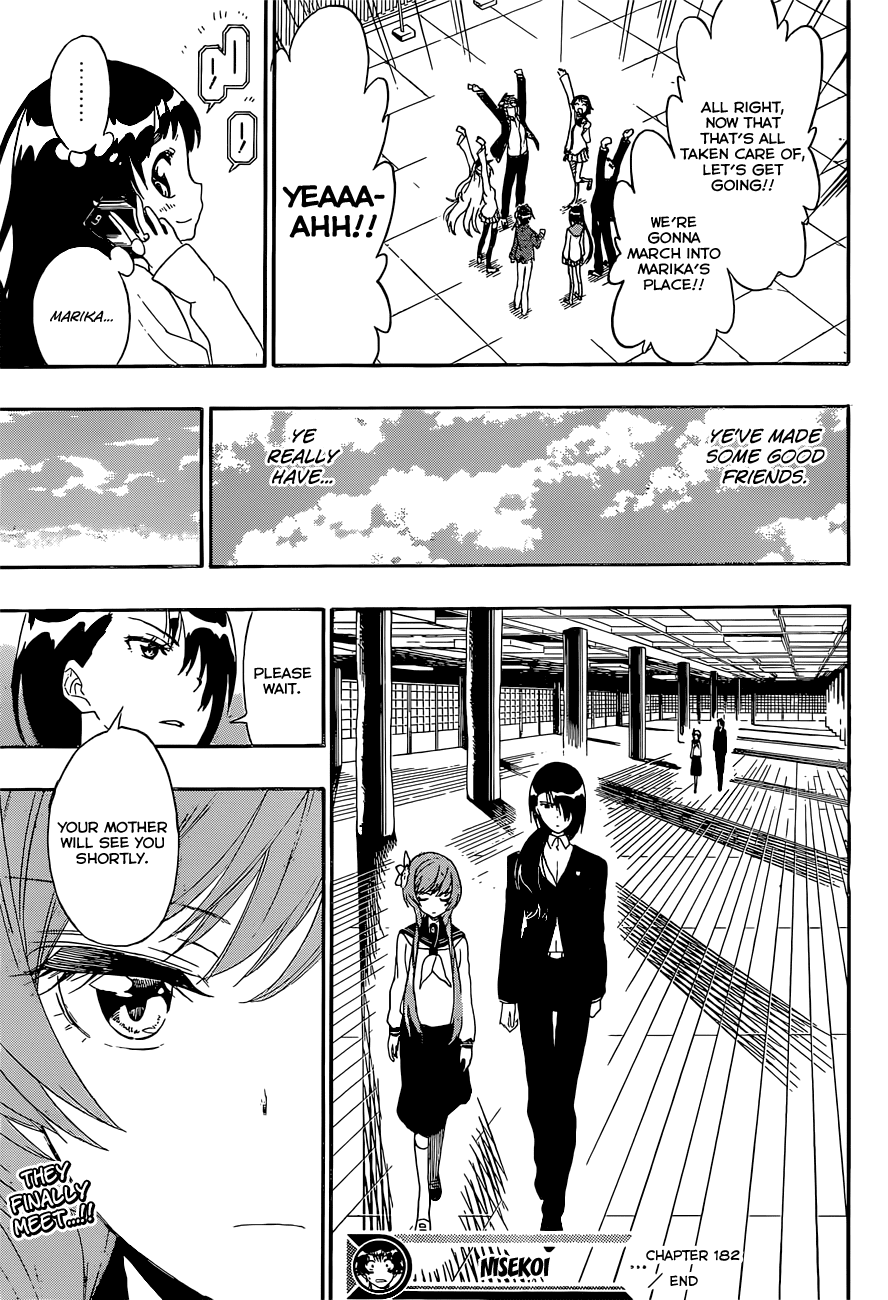 Nisekoi Chapter 182 page 19 - Chapter 182: Contract