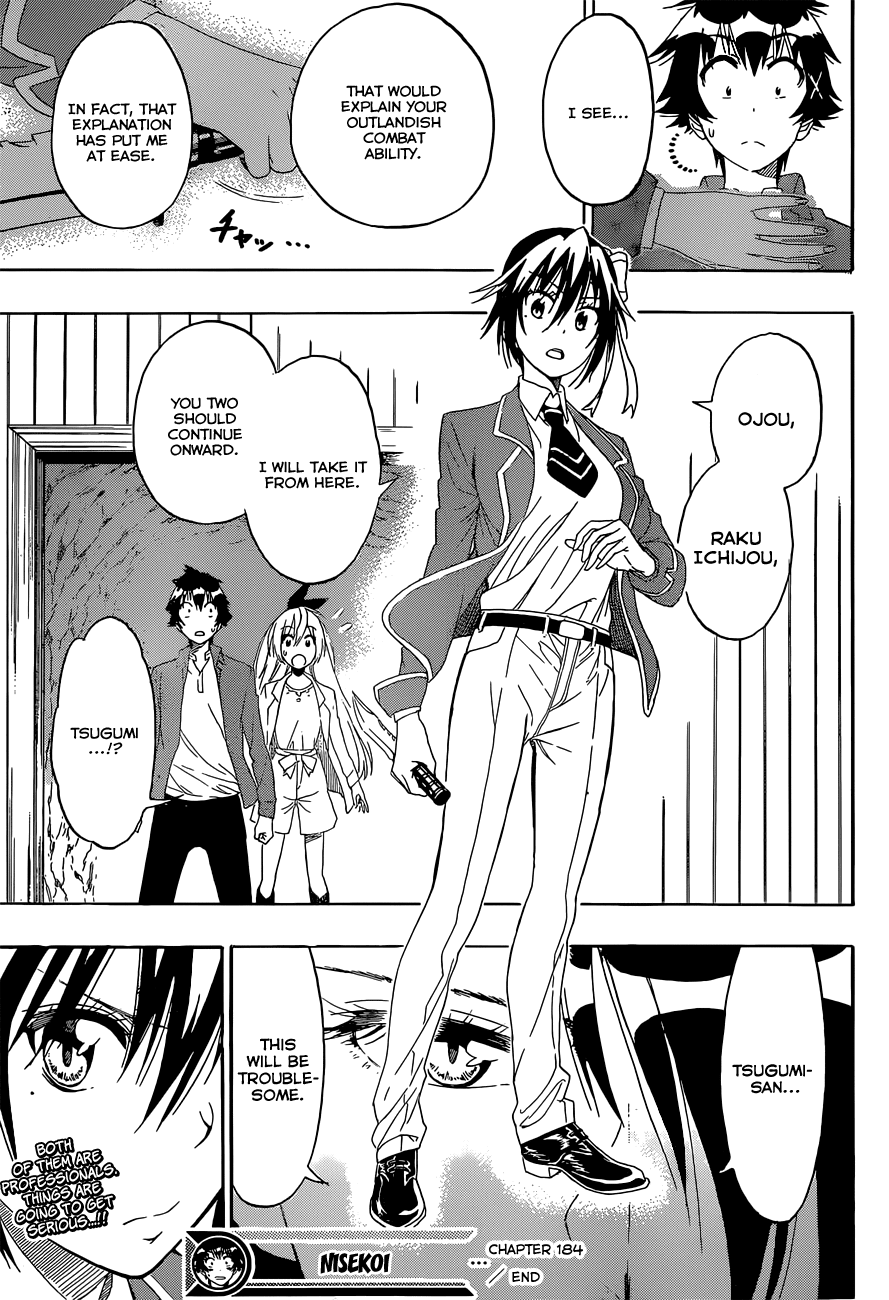 Nisekoi Chapter 184 page 19 - Chapter 184: Role