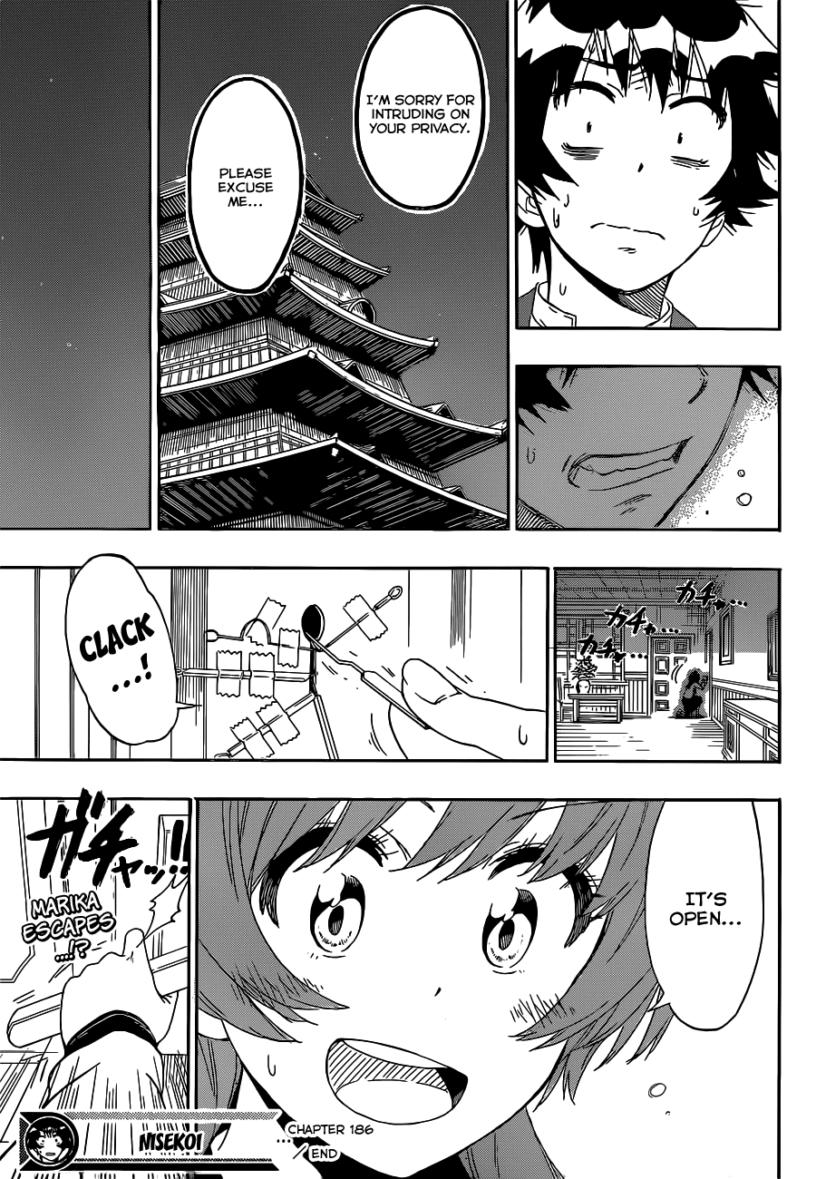 Nisekoi Chapter 186 page 20 - Chapter 186: Why