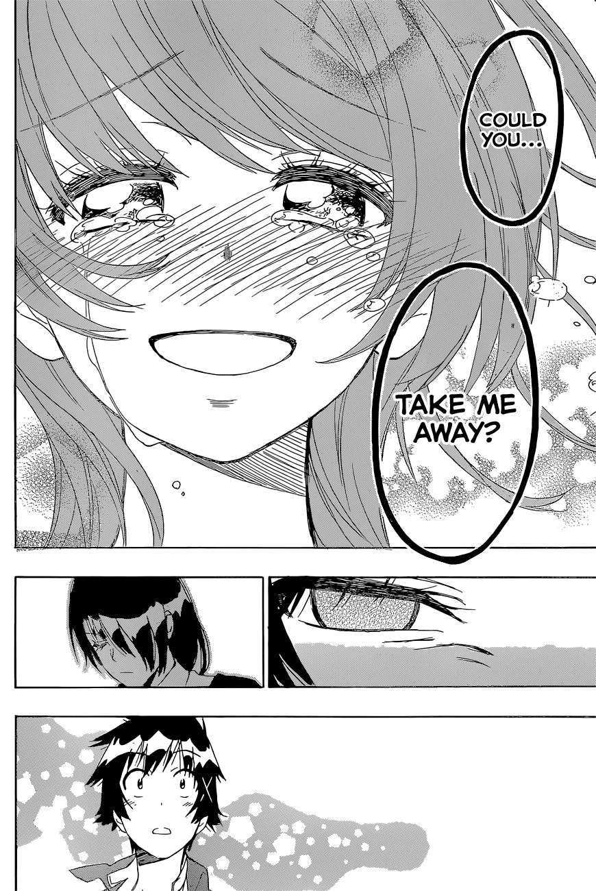 Nisekoi Chapter 190 page 14 - Chapter 190: Take Me Away