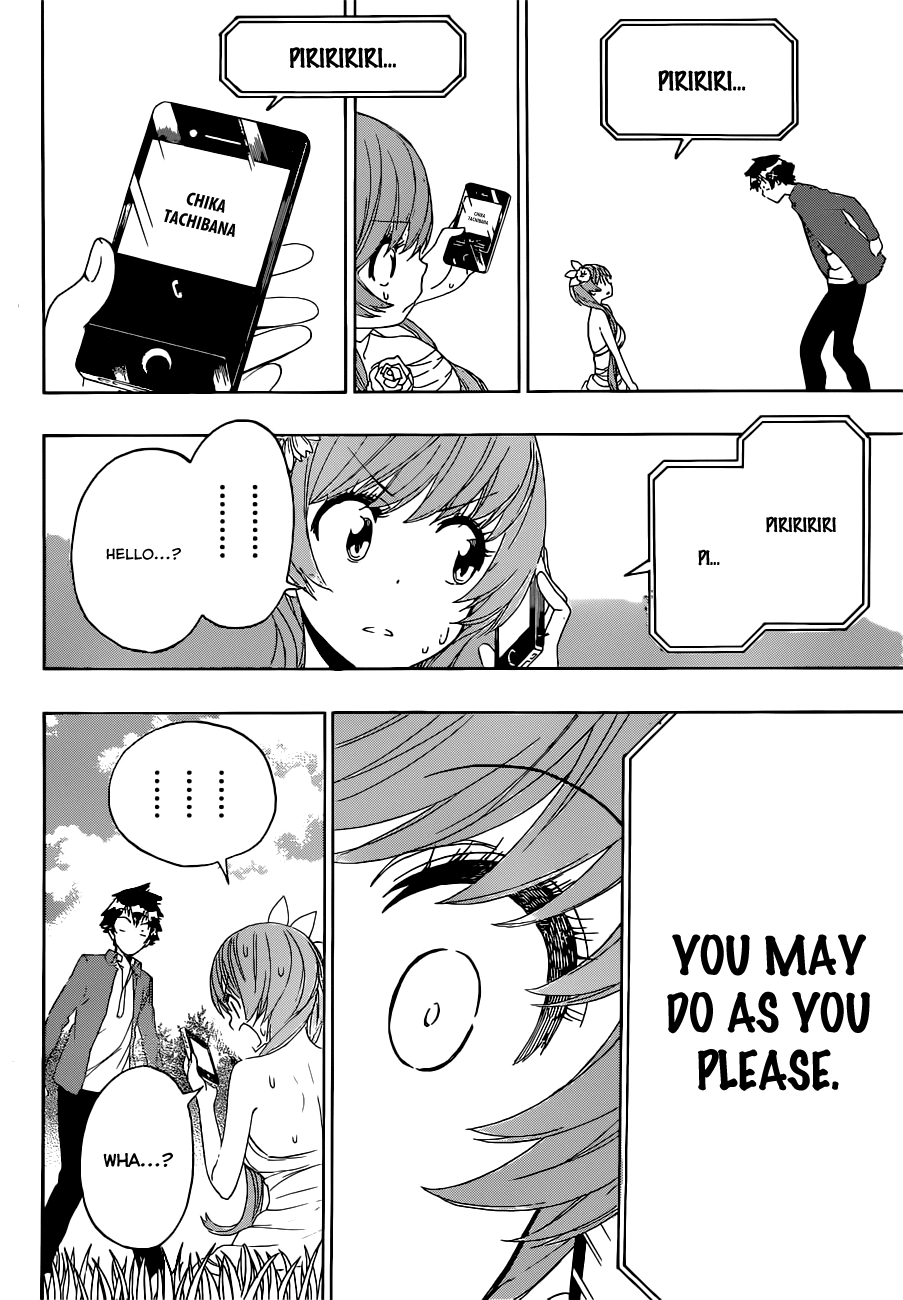 Nisekoi Chapter 194 page 16 - Chapter 194: Not One Bit