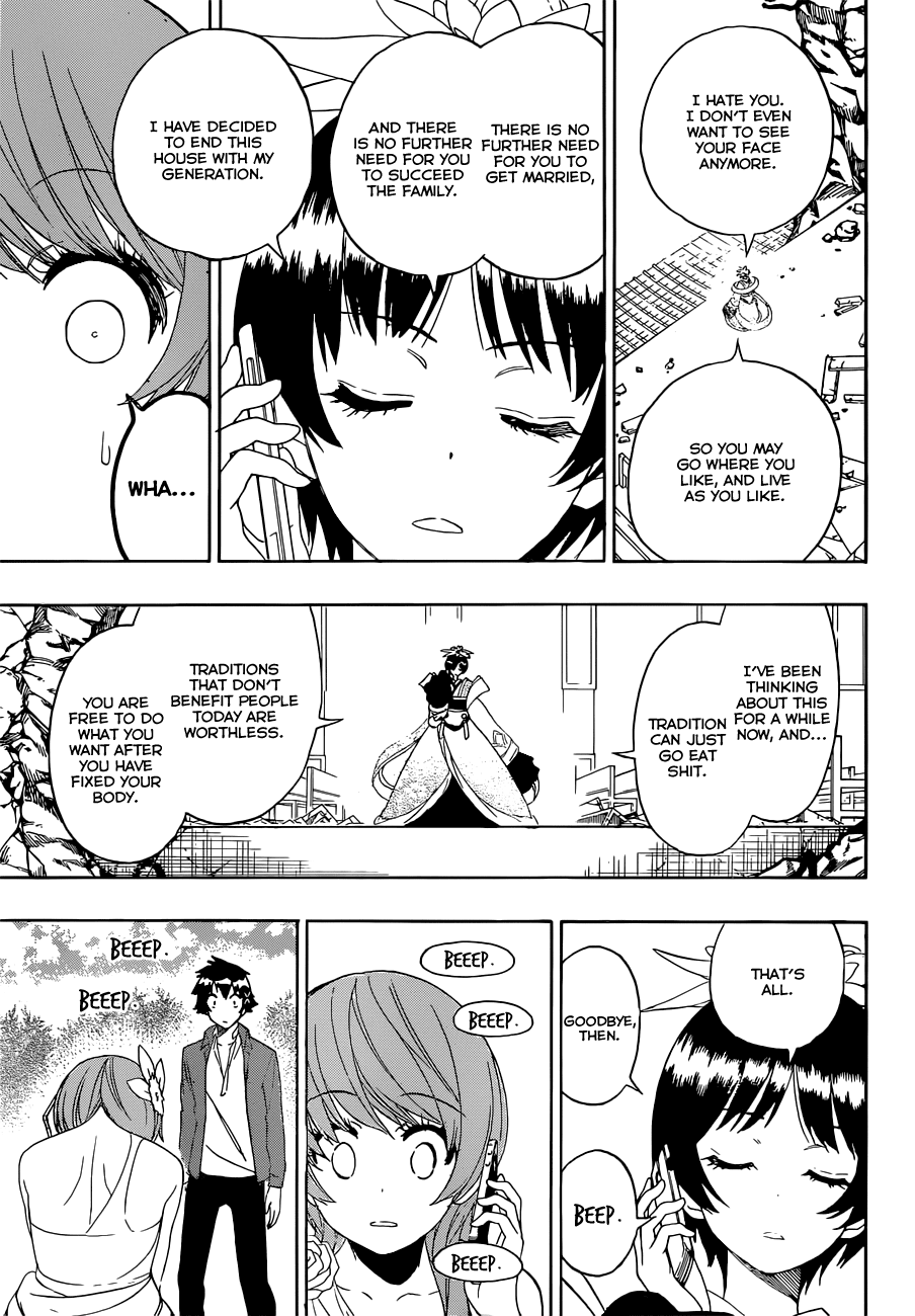 Nisekoi Chapter 194 page 17 - Chapter 194: Not One Bit