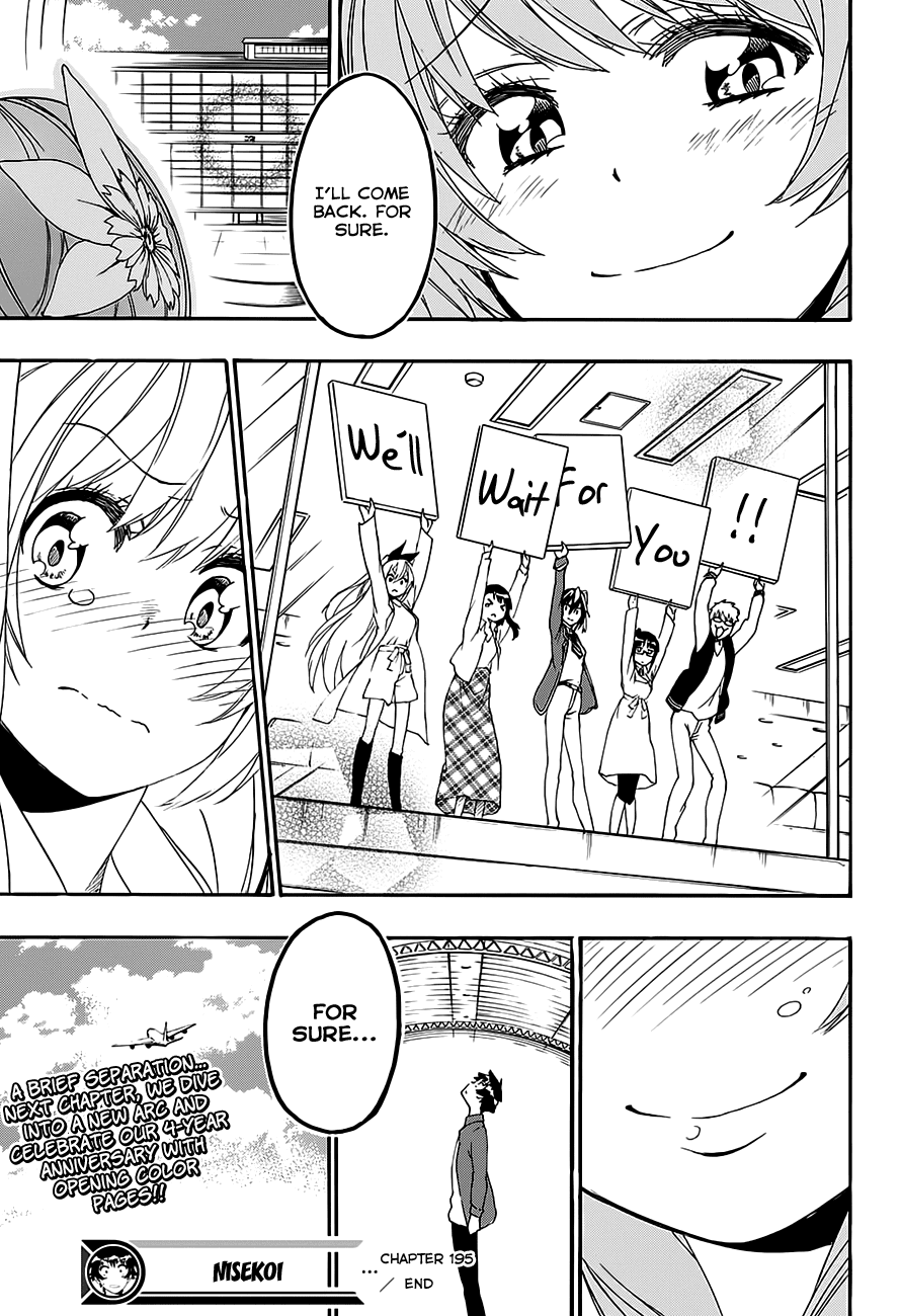 Nisekoi Chapter 195 page 18 - Chapter 195: The Center
