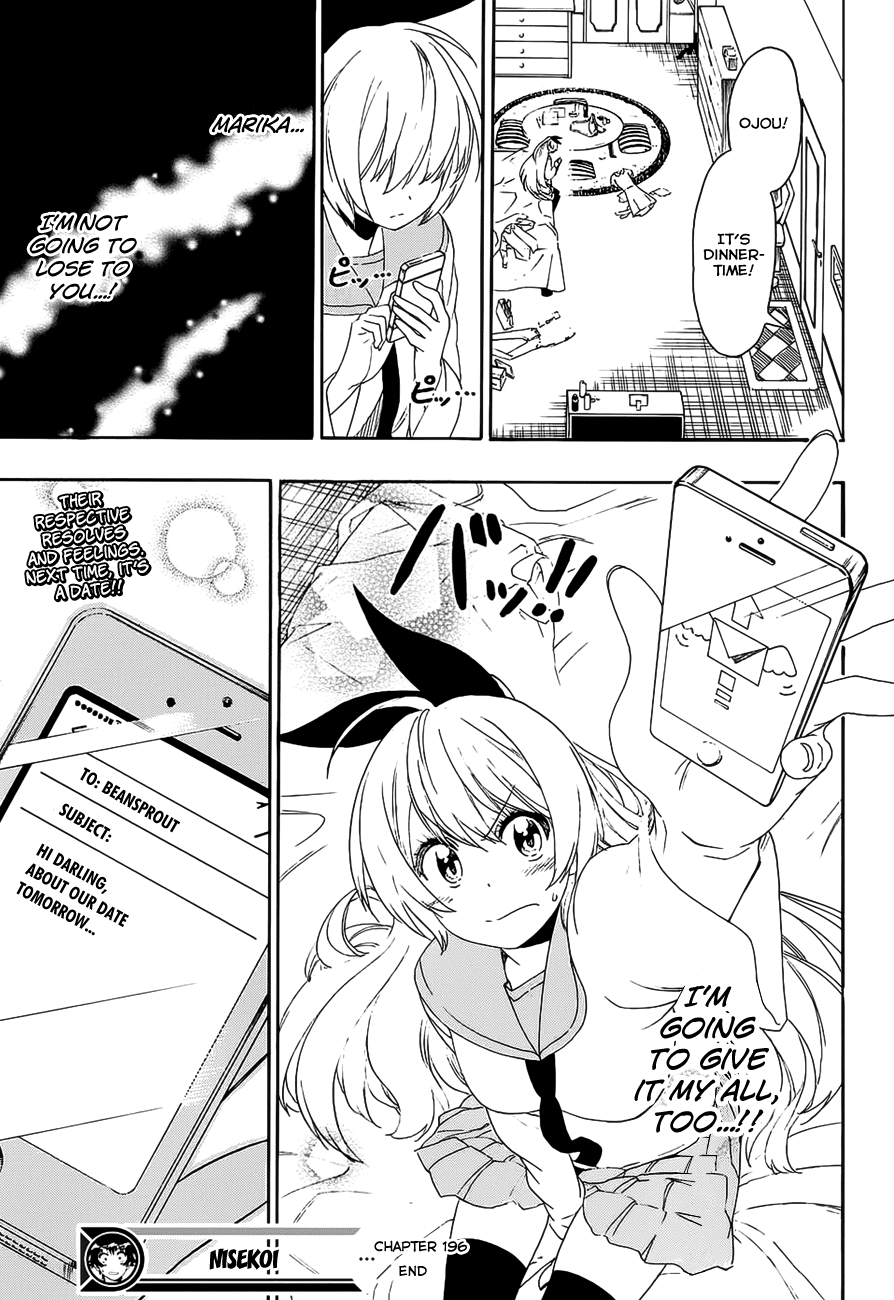 Nisekoi Chapter 196 page 21 - Chapter 196: Give It My All