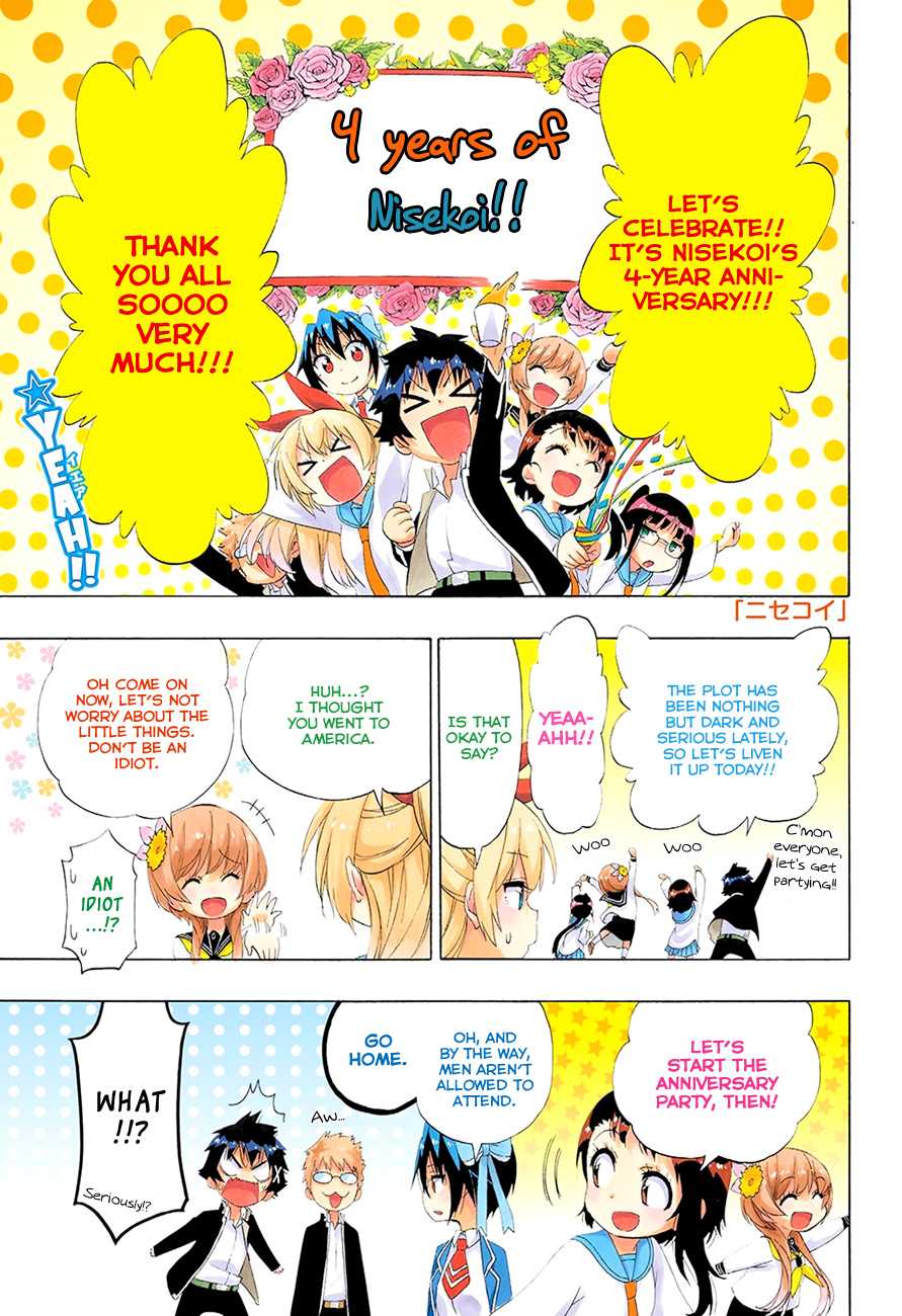 Nisekoi Chapter 196 page 3 - Chapter 196: Give It My All
