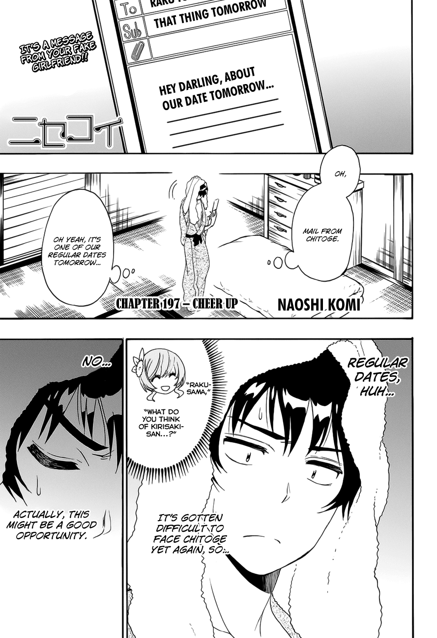 Nisekoi Chapter 197 page 2 - Chapter 197: Cheer Up