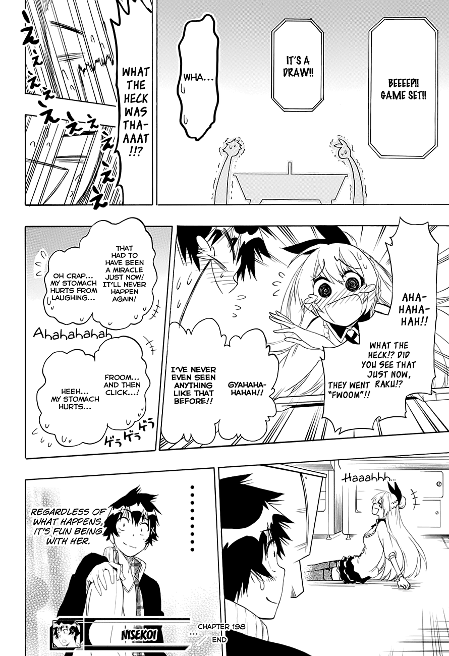 Nisekoi Chapter 198 page 19 - Chapter 198: Coincidence