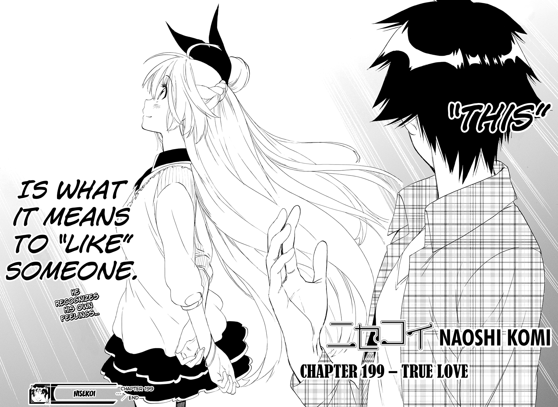 Nisekoi Chapter 199 page 18 - Chapter 199: True Love