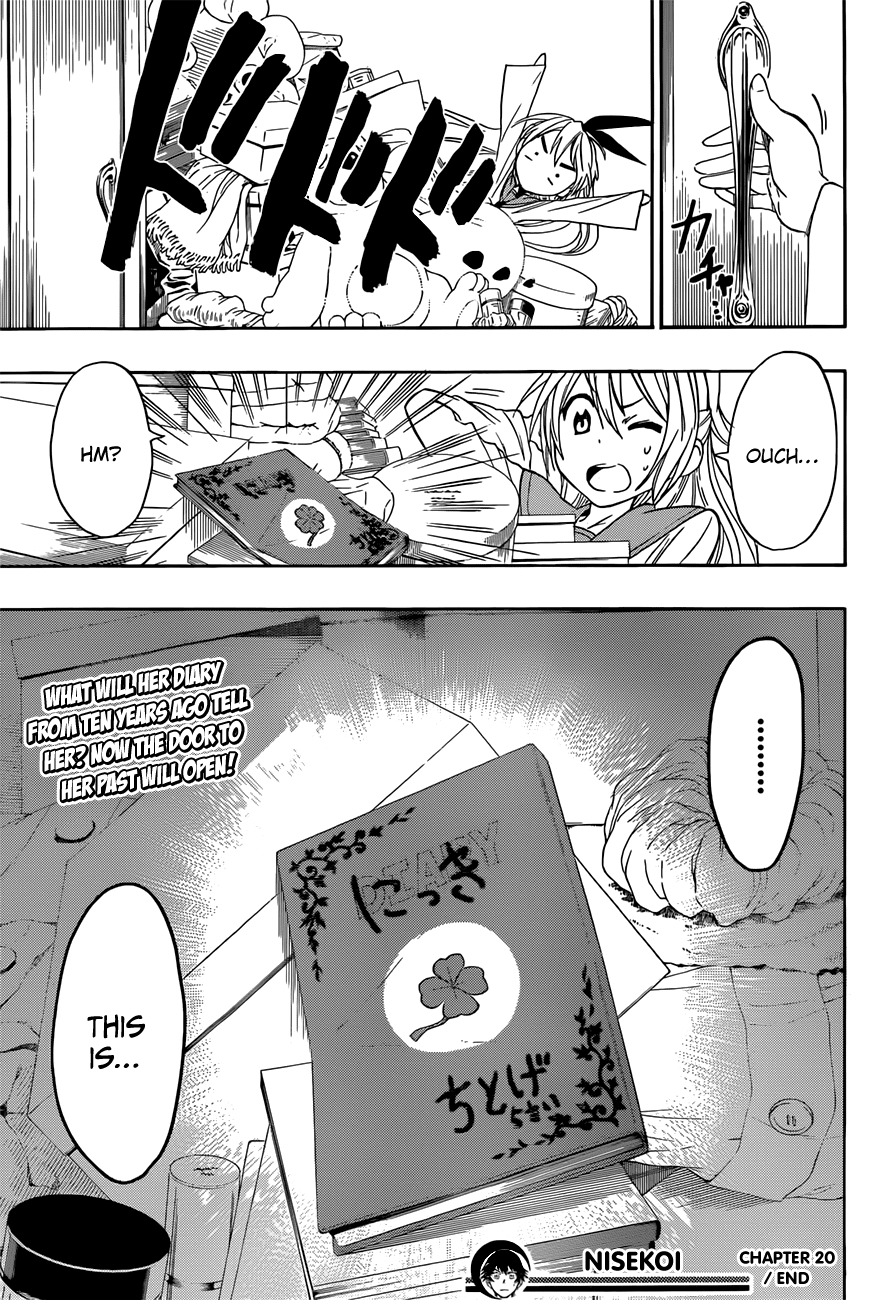 Nisekoi Chapter 20 page 20 - Chapter 20: Ditz