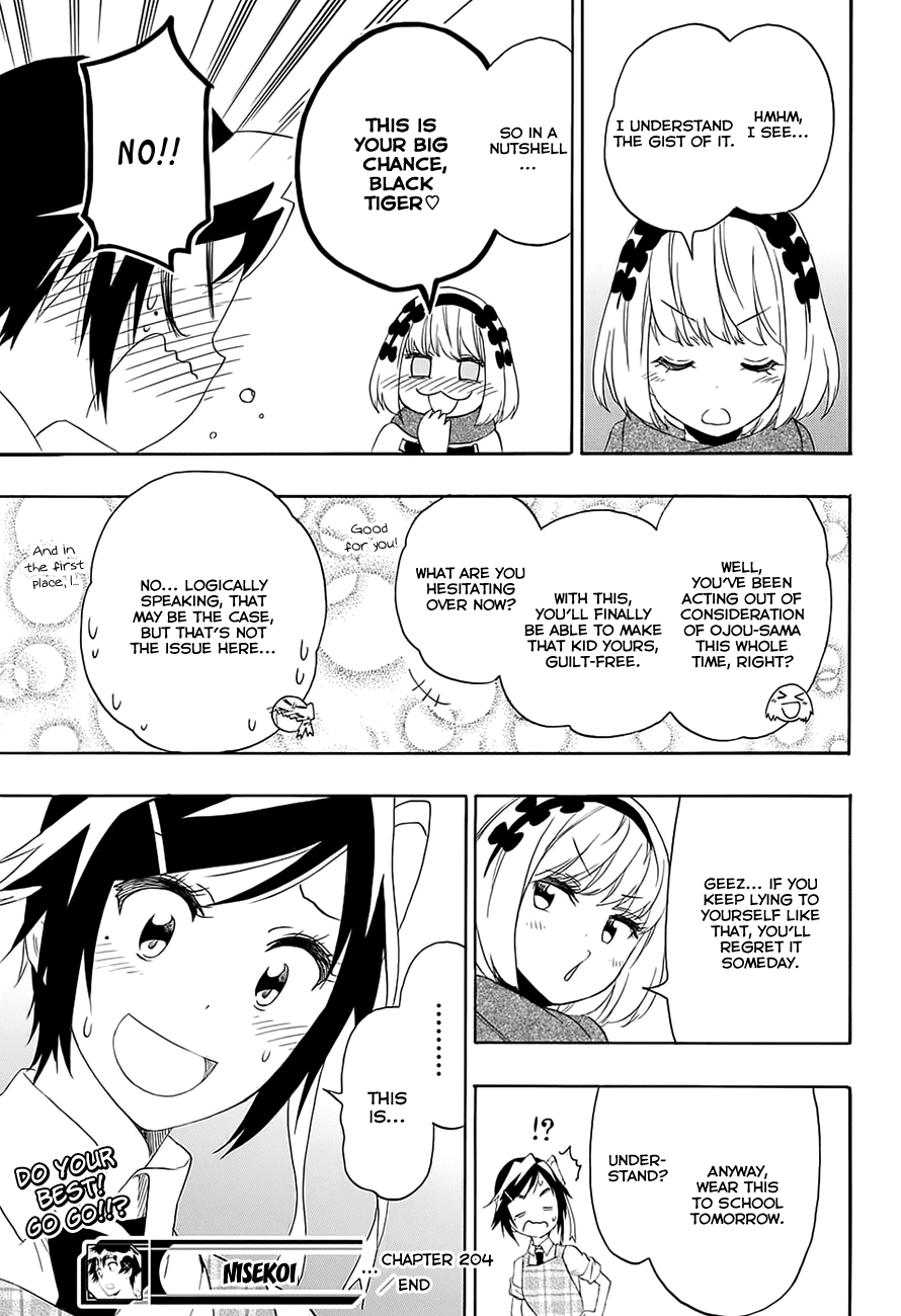 Nisekoi Chapter 204 page 20 - Chapter 204: Chance