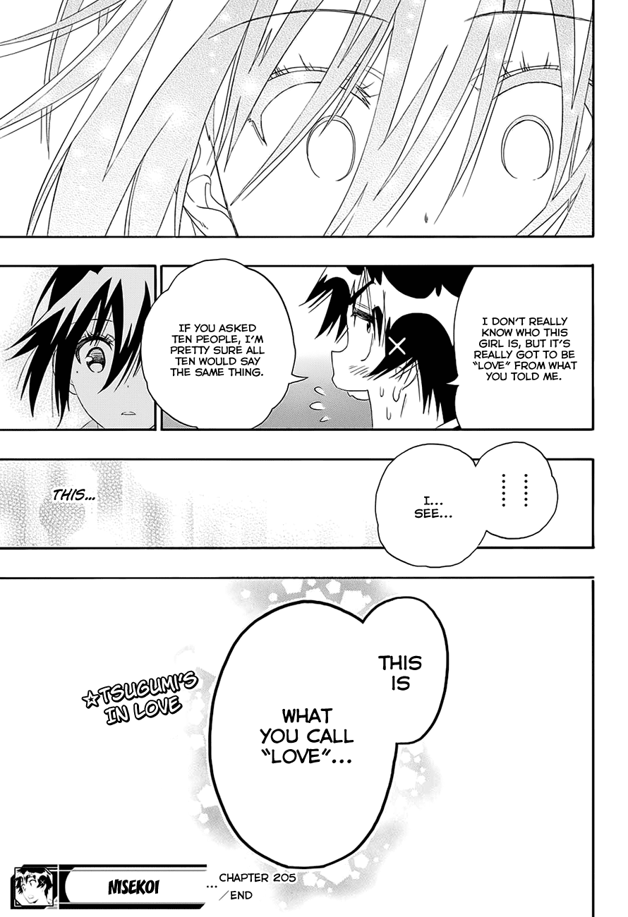 Nisekoi Chapter 205 page 20 - Chapter 205: That's What You Would Call It