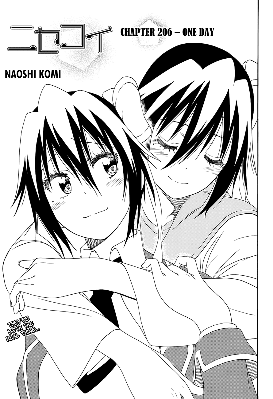Nisekoi Chapter 206 page 1 - Chapter 206: Eventually