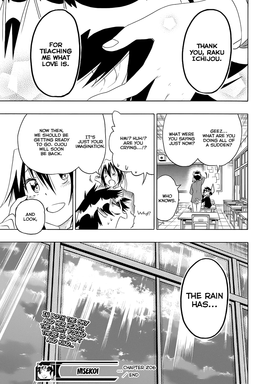 Nisekoi Chapter 206 page 19 - Chapter 206: Eventually