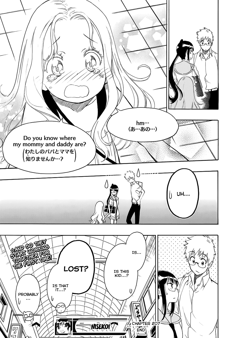 Nisekoi Chapter 207 page 20 - Chapter 207: University