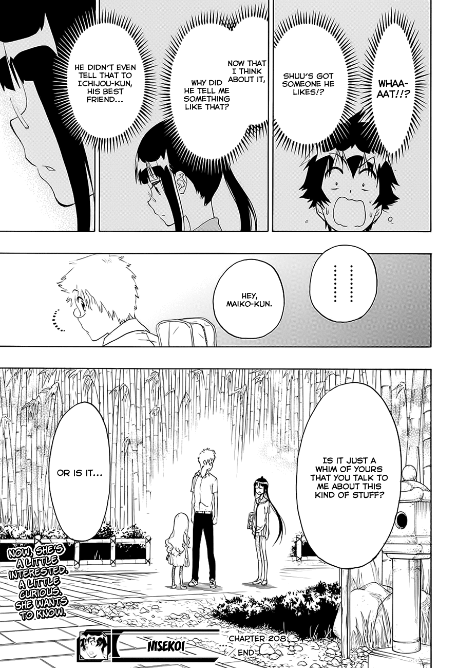 Nisekoi Chapter 208 page 20 - Chapter 208: Someone I Look Up To
